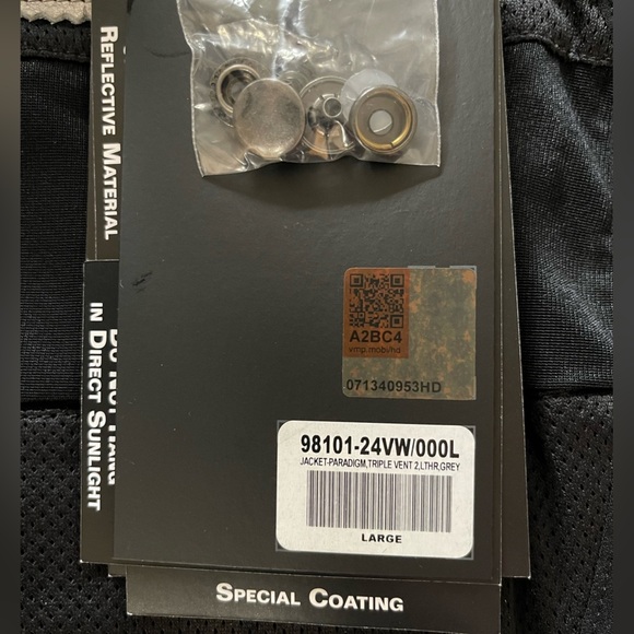 Harley-Davidson Women's Paradigm Triple Vent System Leather Riding Jacket silver - Picture 12 of 14